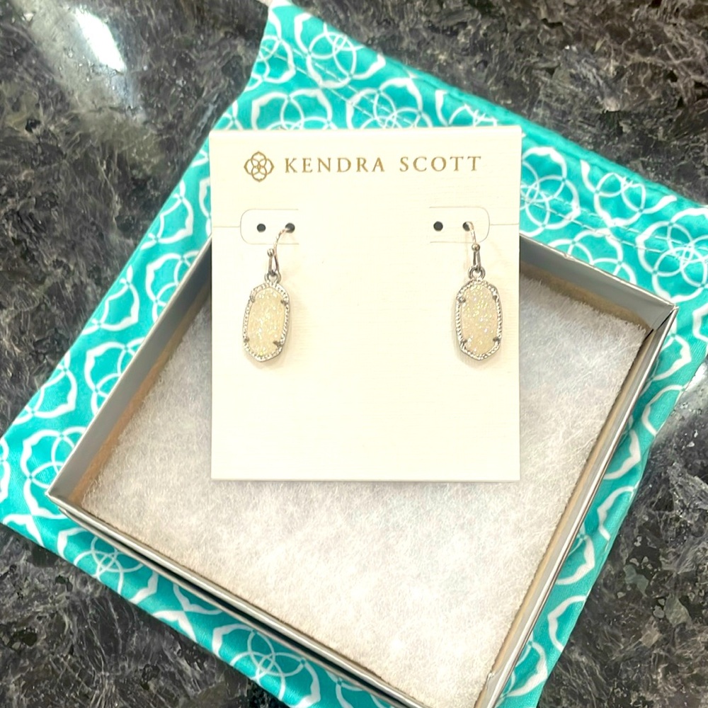 Kendra Scott - Lee Silver Drop Earrings